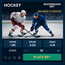 BoomerangBet - Ice Hockey Betting - NHL and European Hockey